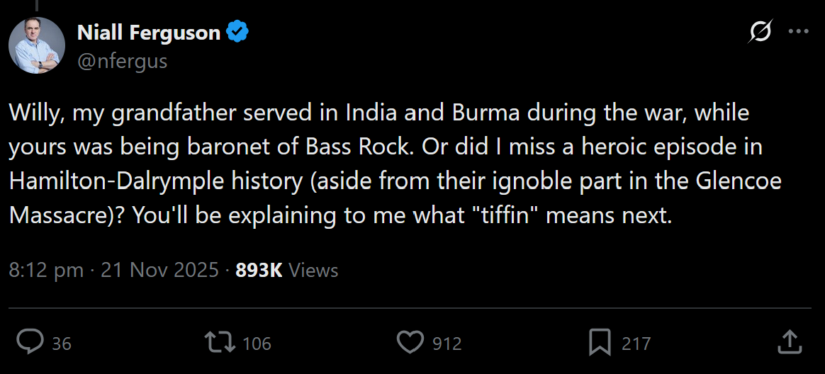 The tea has been spilled...
