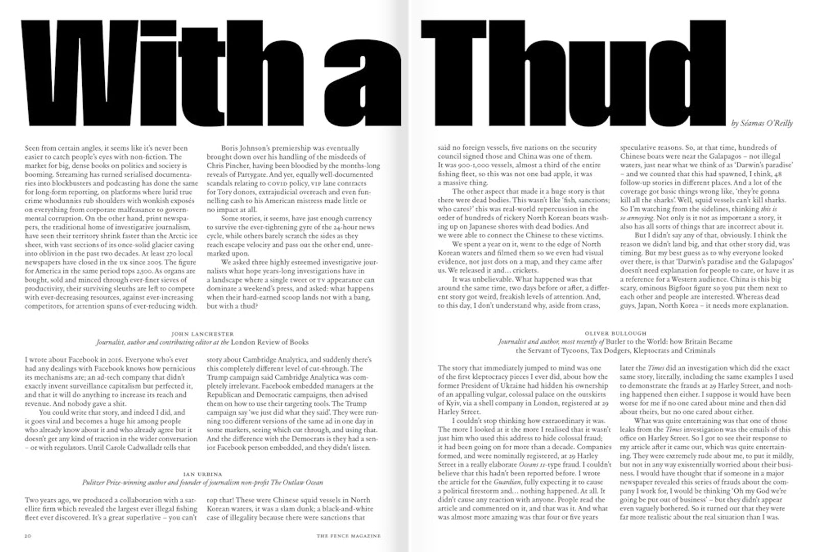 Issue 13 inside spread 4