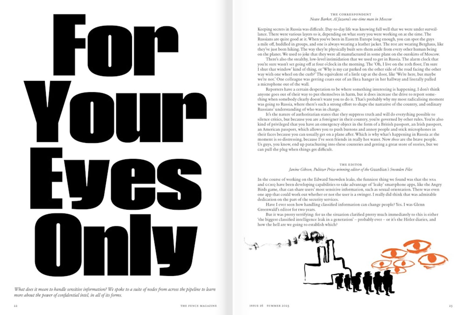 Issue 16 inside spread 4