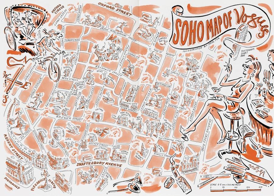Soho Map of Vogues