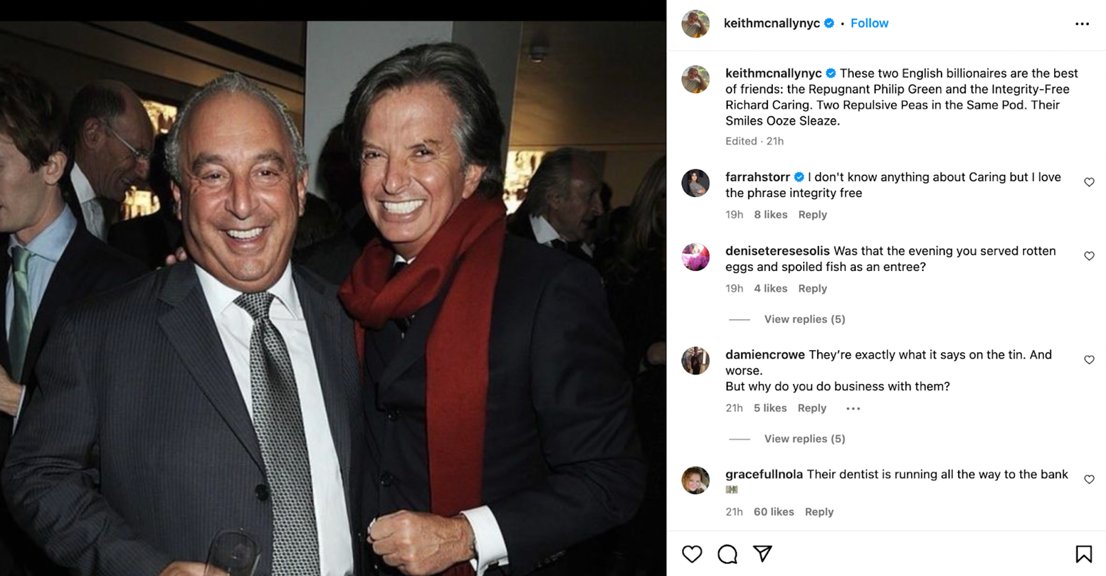 Pictured: two legends who we sincerely like and wholeheartedly endorse the business practices of