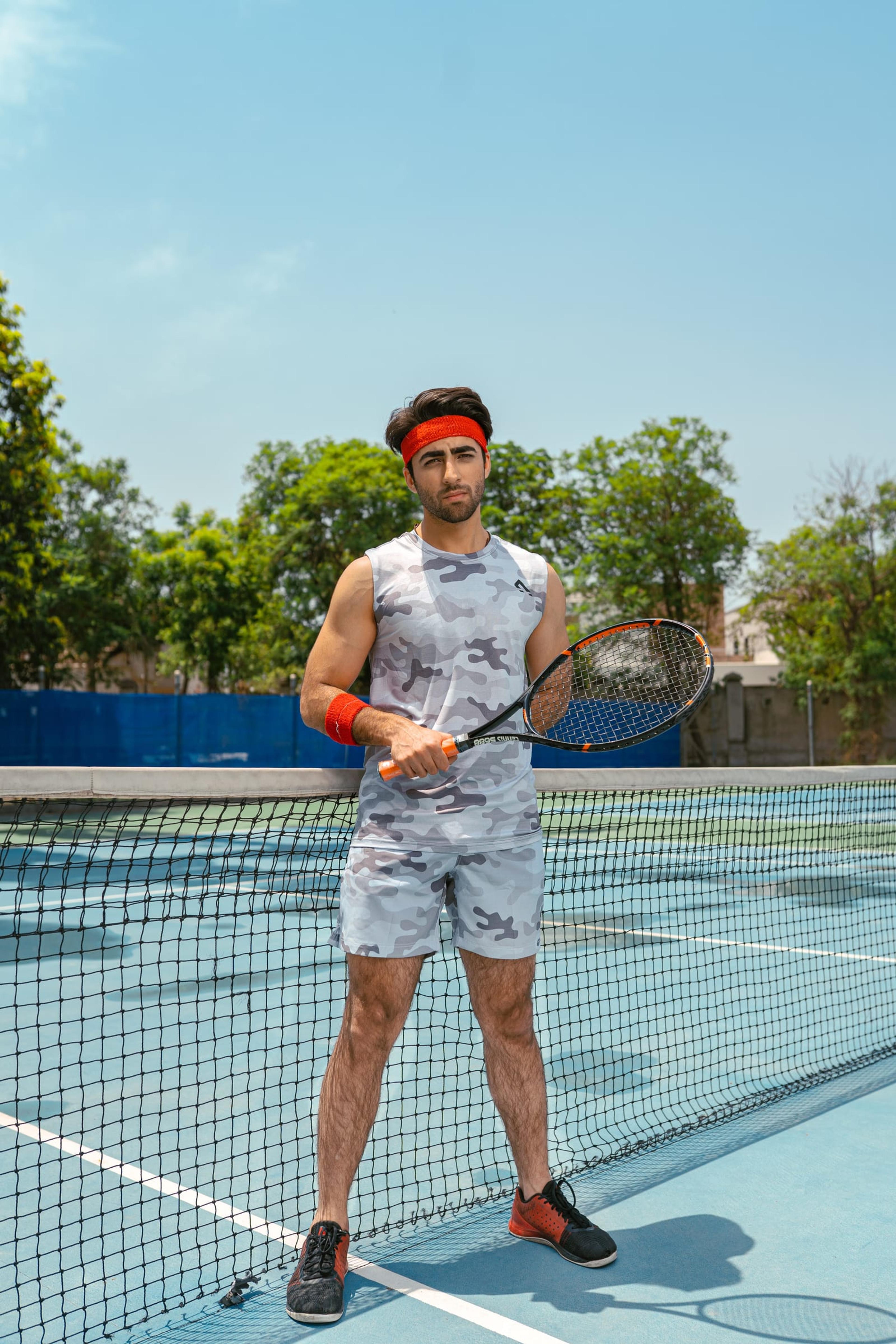 Player wearing the grey camo tank