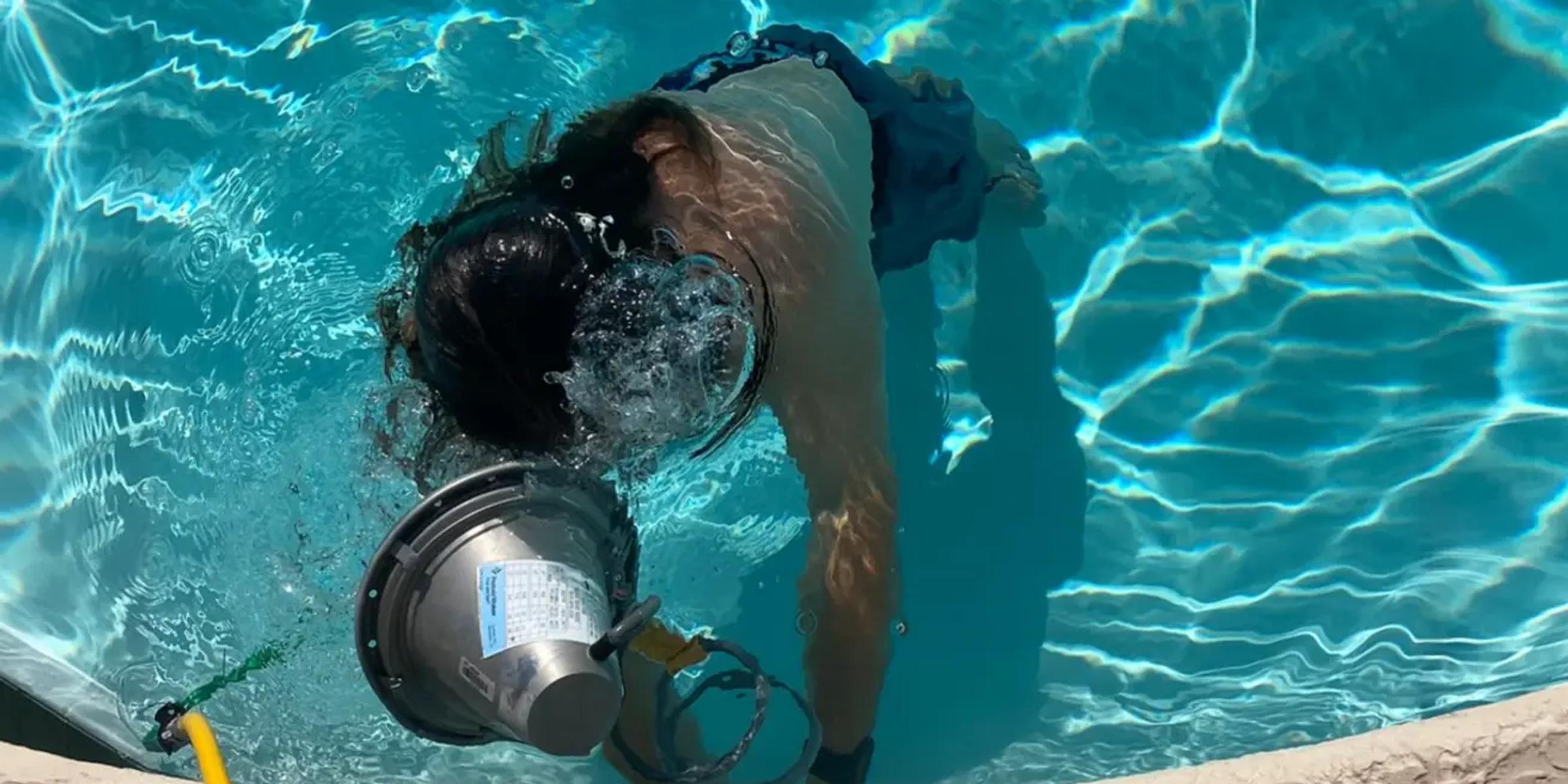 Pool Light Leak Repair