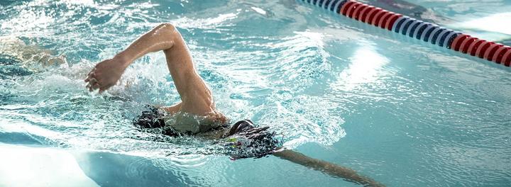 Swimming pool at gym