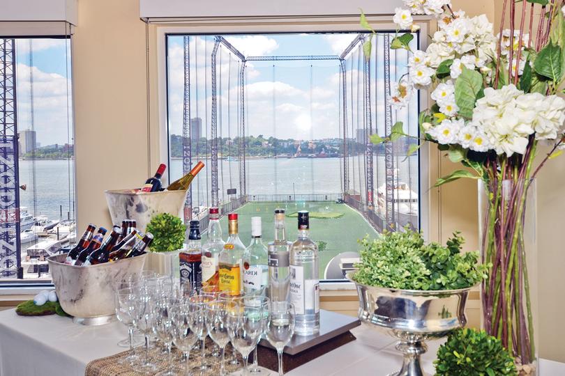 Players Room at Chelsea Piers Golf Club