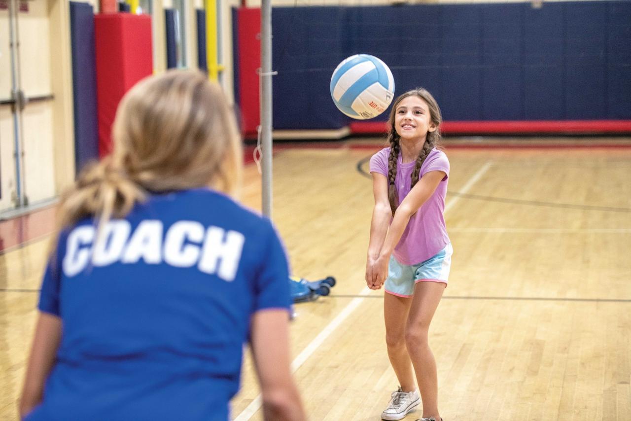 Coaching volleyball