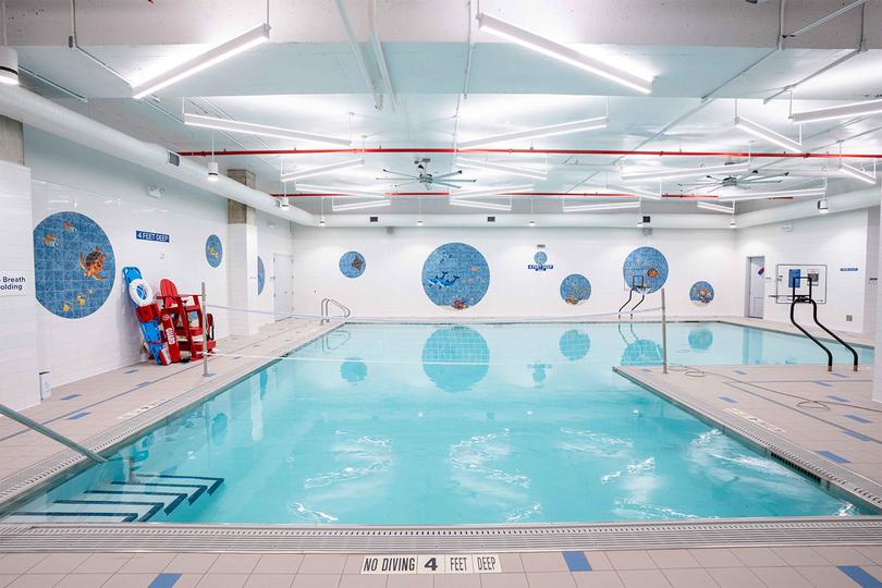 Swimming pool at Chelsea Piers Field House Brooklyn