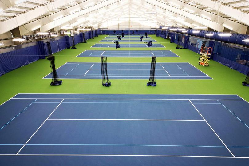 Tennis Courts at Chelsea Piers Athletic Club Stamford Connecticut