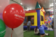 Kids playing in a bouncy house