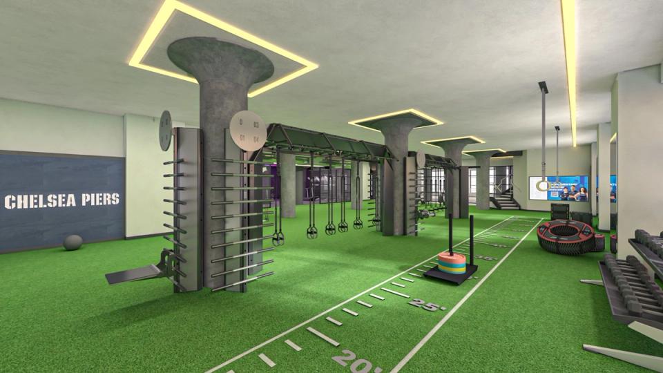 Functional turf at gym