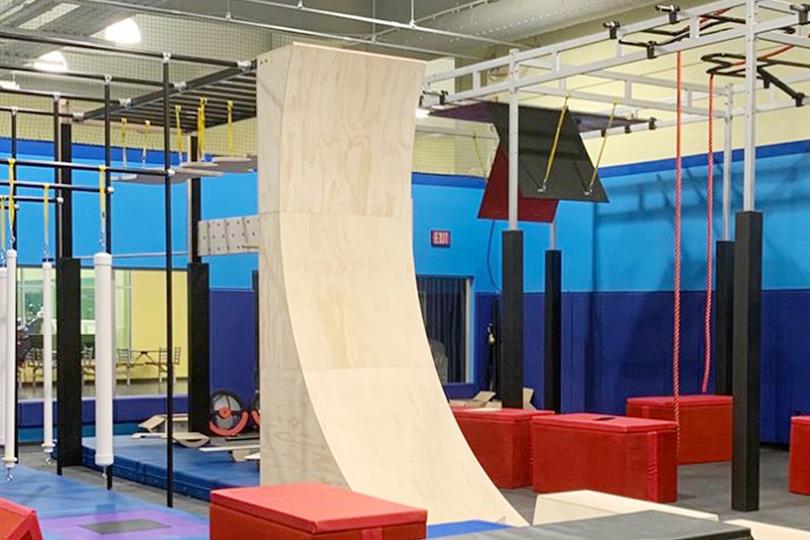 Ninja + Parkour Center at Chelsea Piers Athletic Club Stamford Connecticut