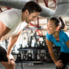 Training at the Chelsea Piers Fitness club