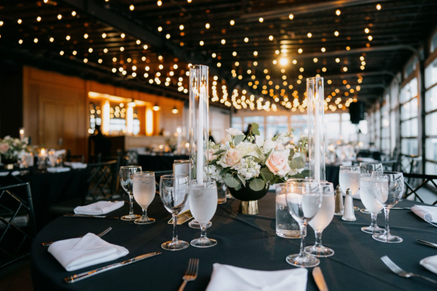 Tables with a Hudson River View