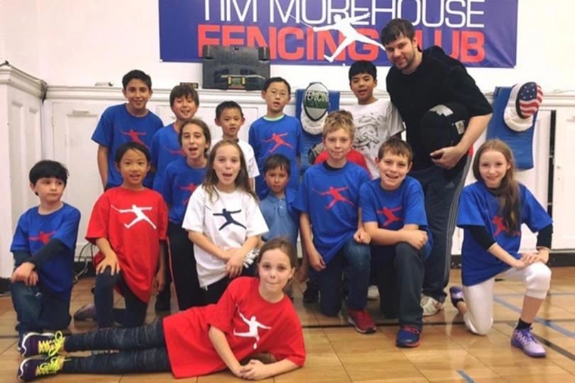 Tim Morehouse Fencing Club Group Photo