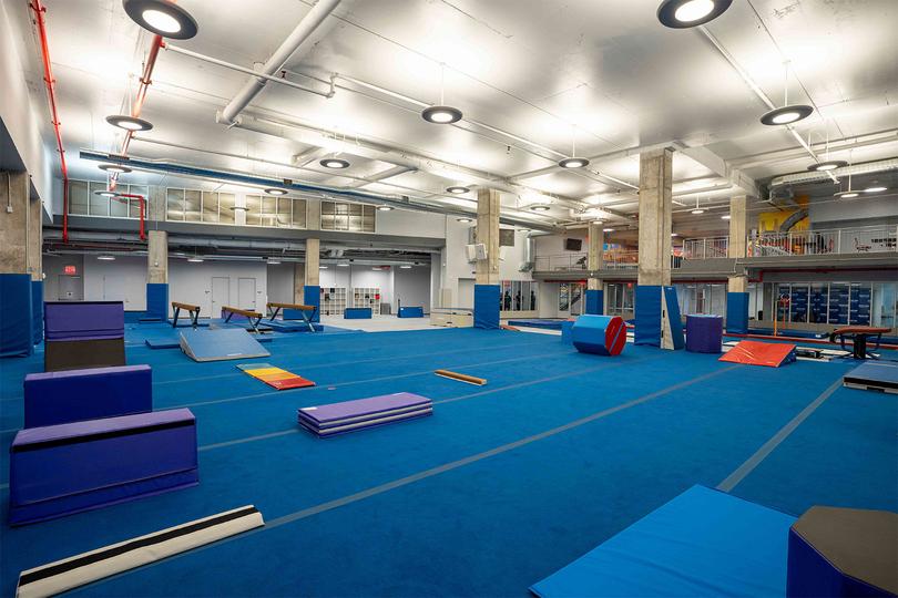 Gymnastics center at Chelsea Piers Field House Brooklyn