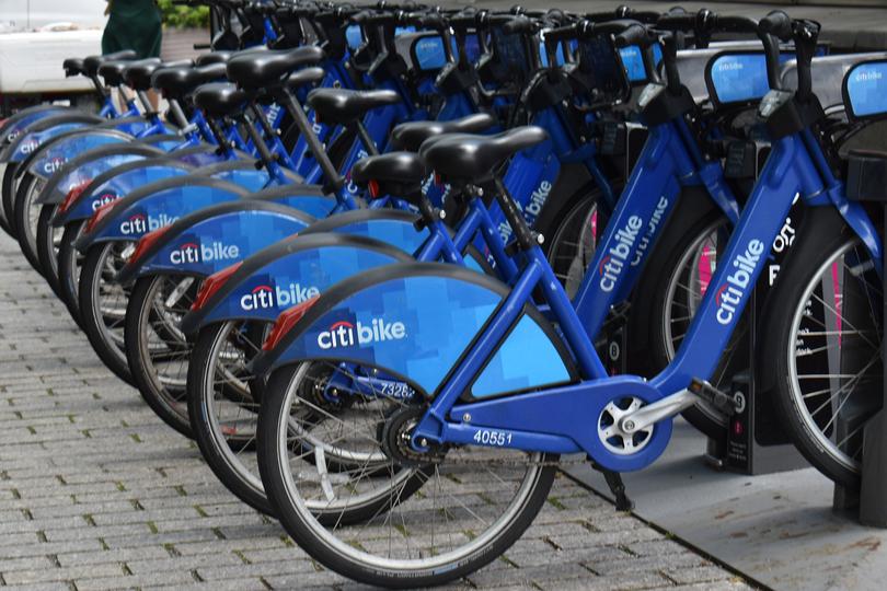 Citi Bikes near Chelsea Piers