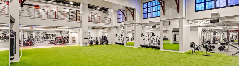 turf at Chelsea Piers gym in Flatiron