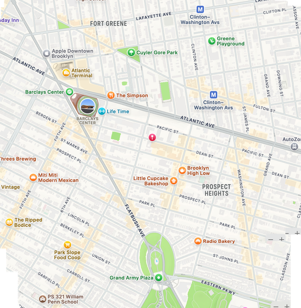 Map location