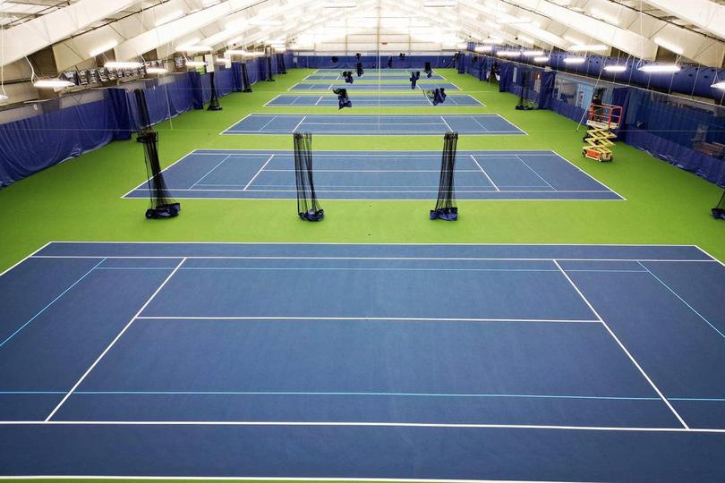 Tennis Court at Chelsea Piers Athletic Club
