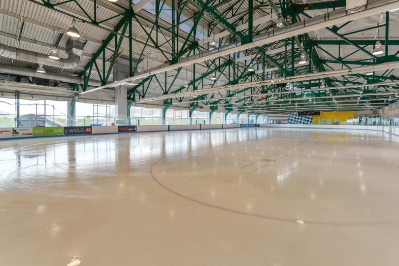 Ice skating rink at Chelsea Piers Sky Rink
