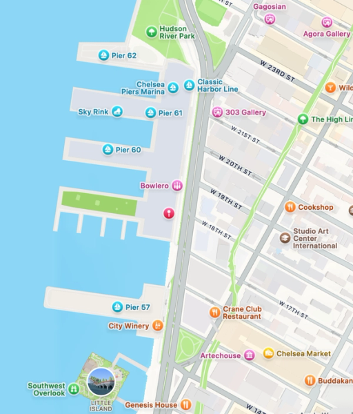 Map location