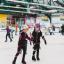 Kids ice skating
