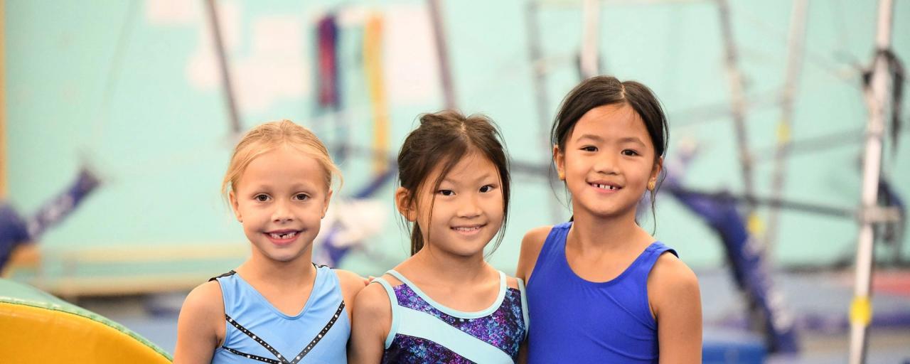 Gymnastics campers