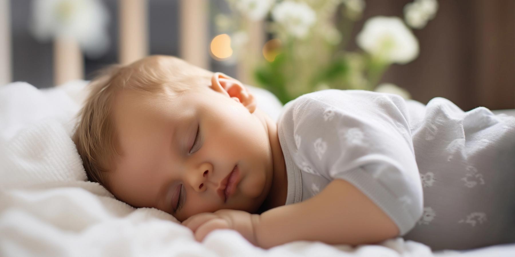 Közelkép egy alvó újszülöttről