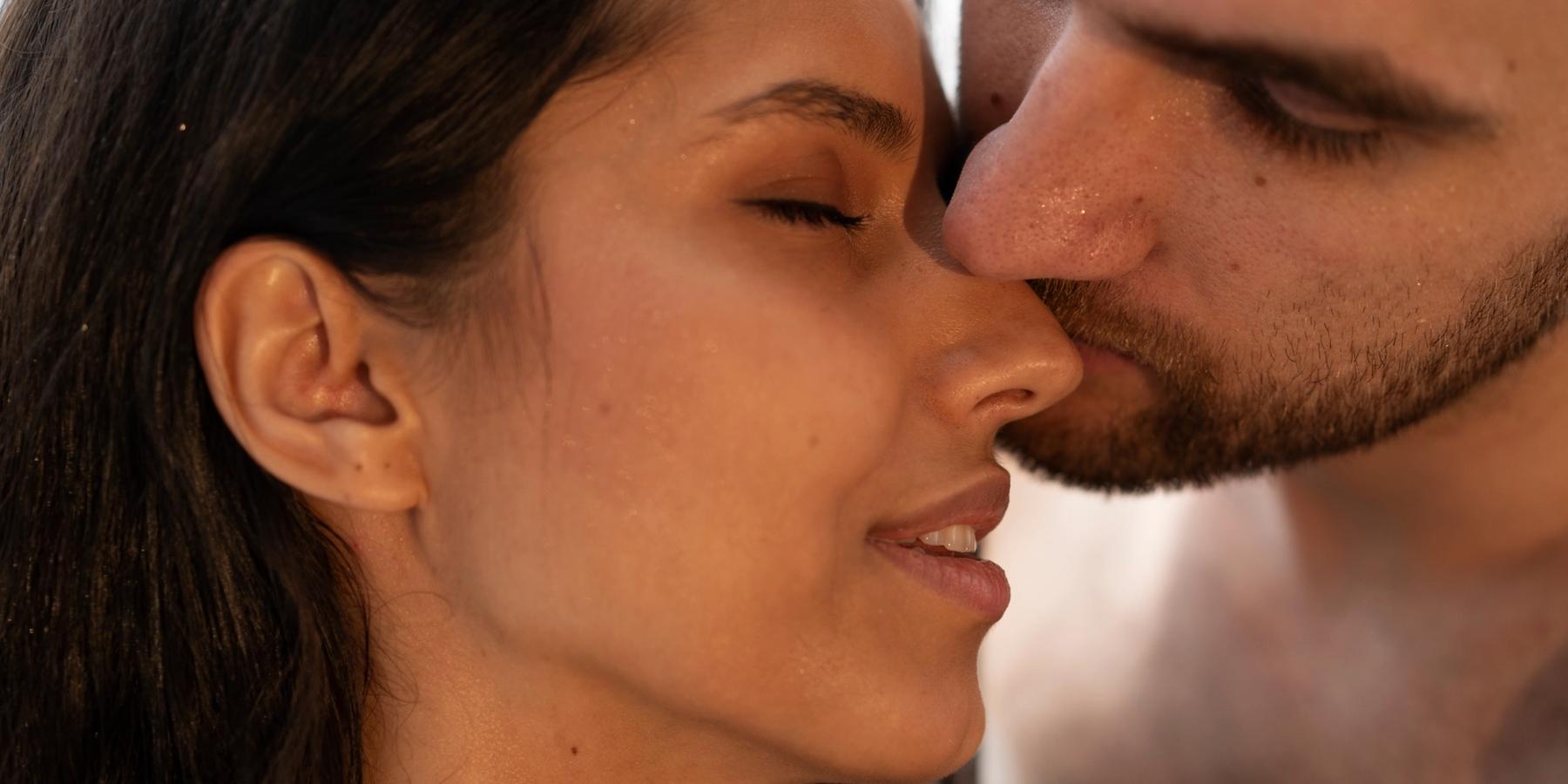 fiatal pár intim pillanat