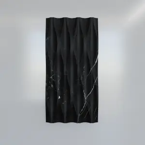Nero Marquina Wave Marble Tile (610 mm x 305 mm) view 1