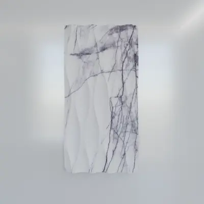Calacatta Viola Wave Marble Tile