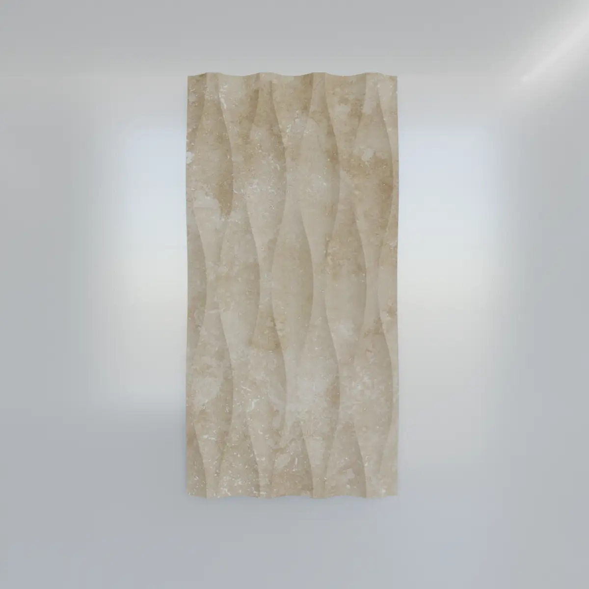 Travertine Wave Decor Natural Stone Tile (305 mm x 610 mm)