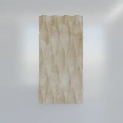 Travertine Wave Decor Natural Stone Tile (305 mm x 610 mm)