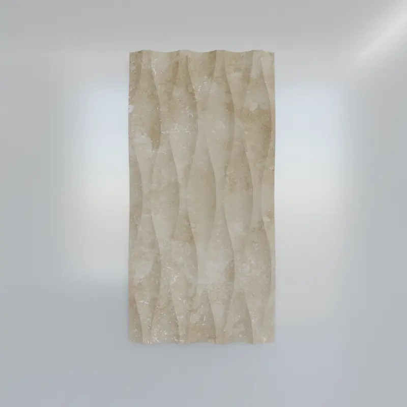 Travertine Wave Decor Natural Stone Tile (305 mm x 610 mm)