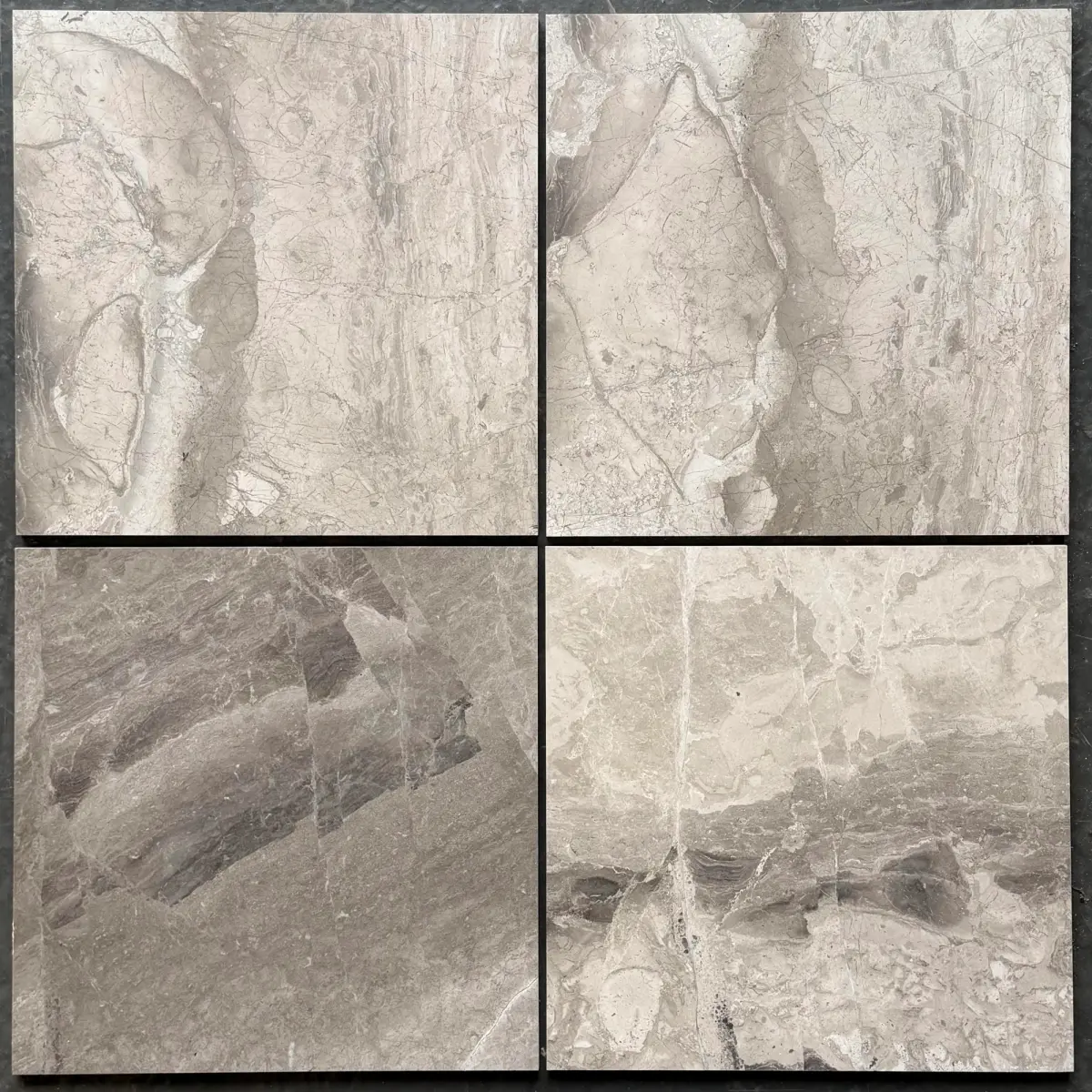 Atlantic Grey Honed Marble Wall & Floor Tiles