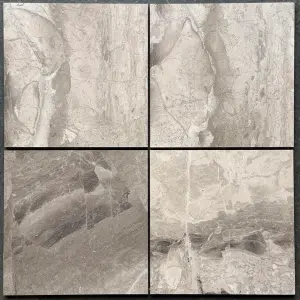 Atlantic Grey Honed Marble Wall & Floor Tiles view 1