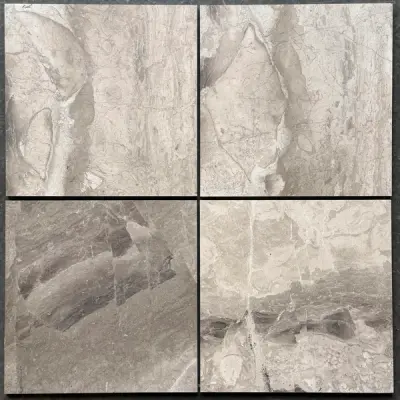 Atlantic Grey Honed Marble Wall & Floor Tiles