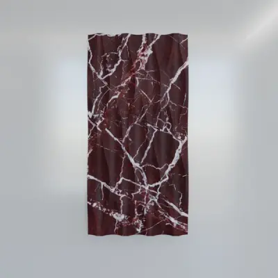 Rosso Levanto Wave Marble Tile (305 mm x 610 mm)