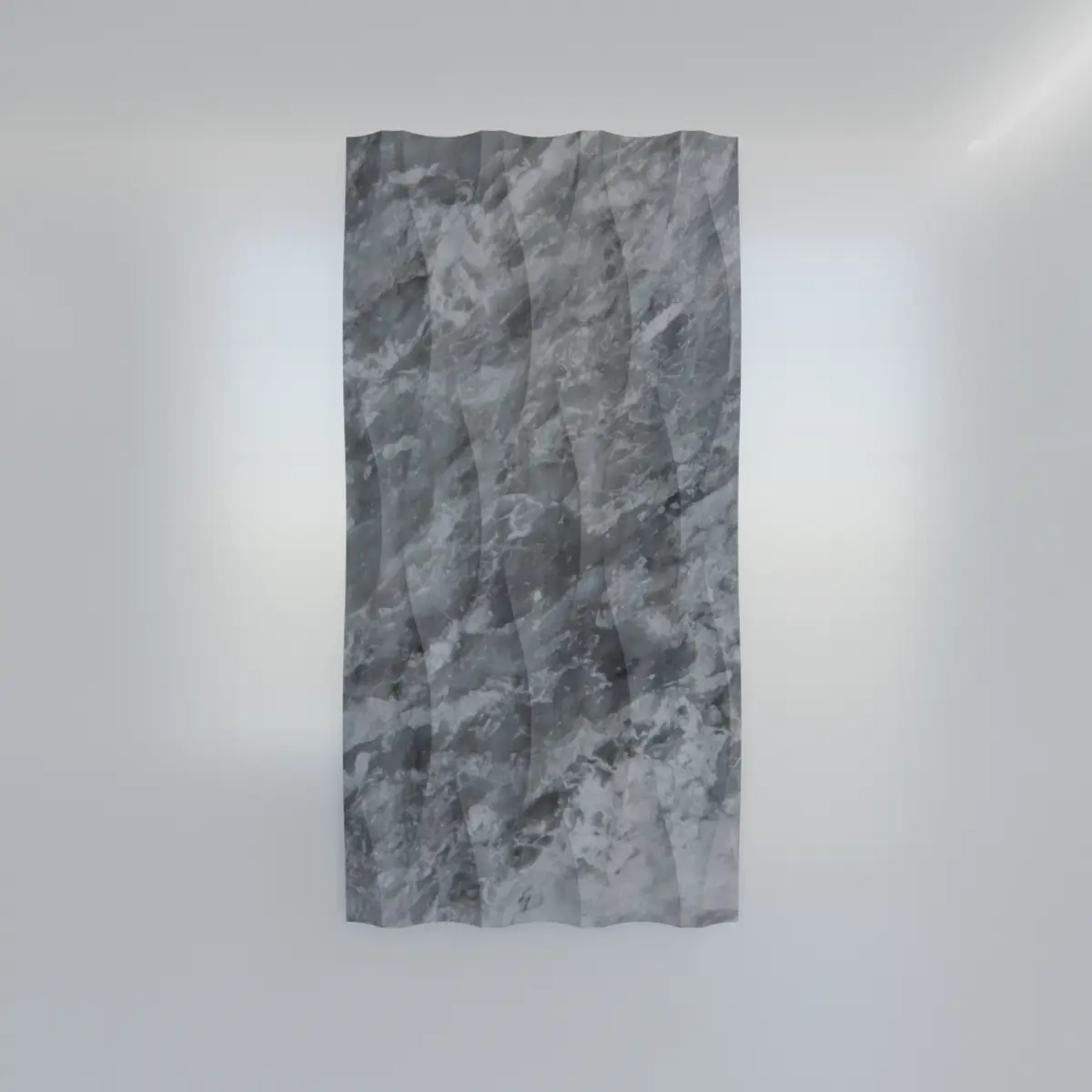 Platinum Grey Wave Marble Tile (305 mm x 610 mm)