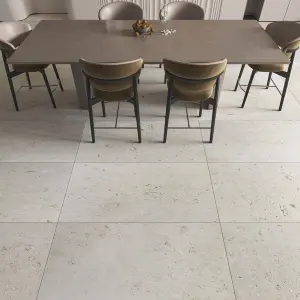 Shellstone Brushed Limestone Wall & Floor Tiles view 5