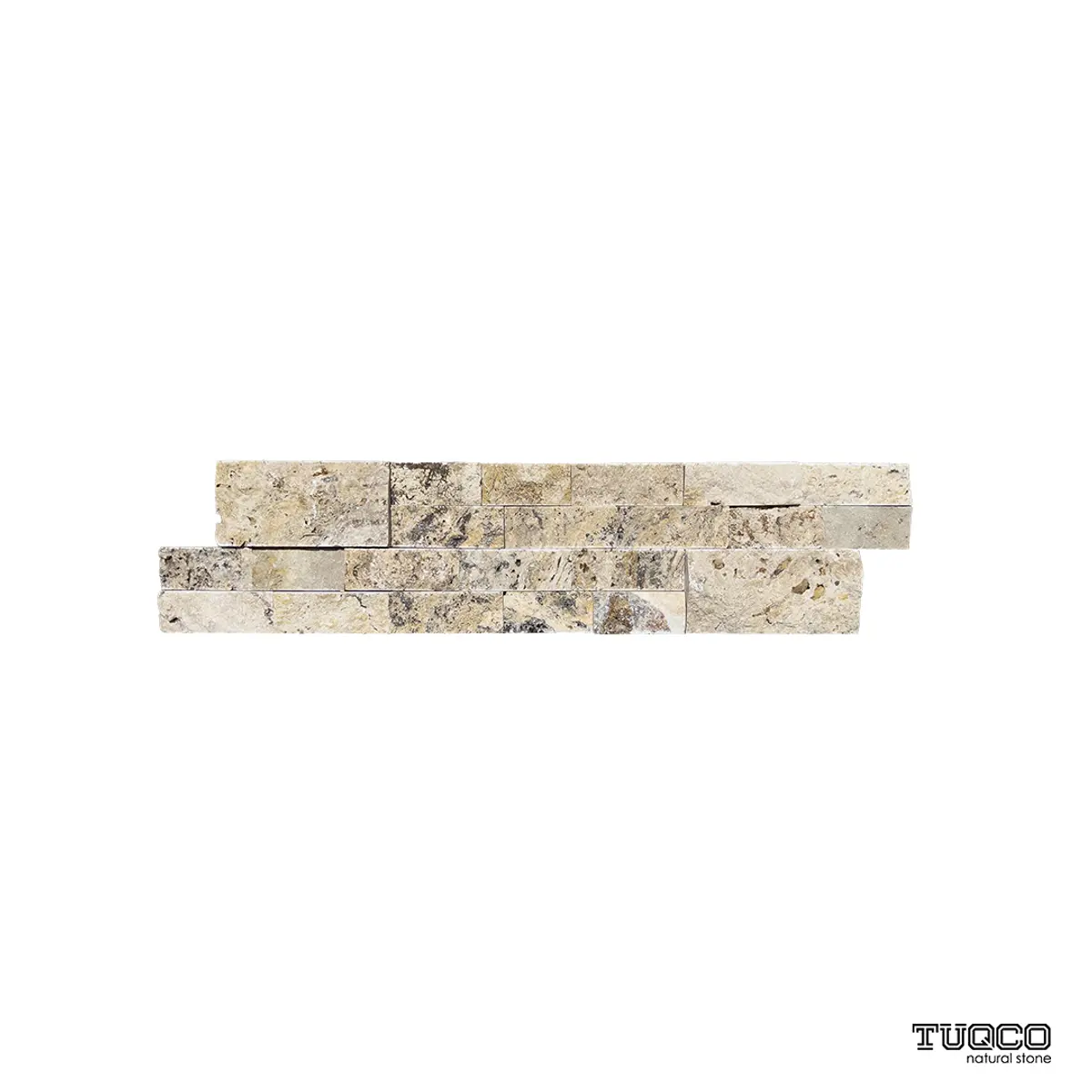 Scabos Travertine Split Face Ledger Panel