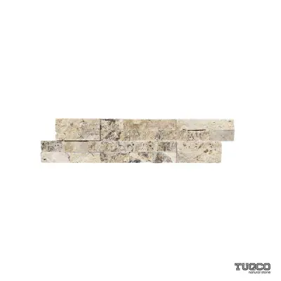 Scabos Travertine Split Face Ledger Panel