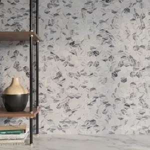 Calacatta Viola Polished Marble Hexagon Mosaic Tiles view 2
