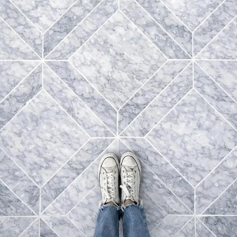 Platinum Grey Honed Marble Window Wall & Floor Tiles