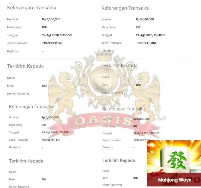 BUKTI JACKPOT OASISTOGEL