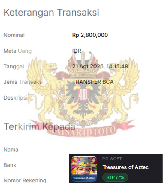 BUKTI JACKPOT KAISAR4DTOTO