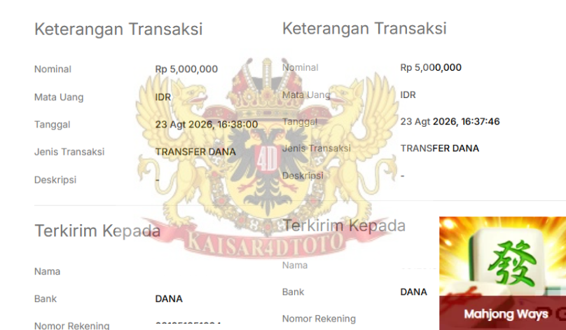BUKTI JACKPOT KAISAR4DTOTO