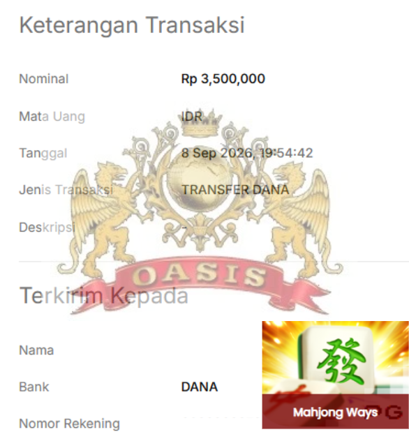 BUKTI JACKPOT OASISTOGEL