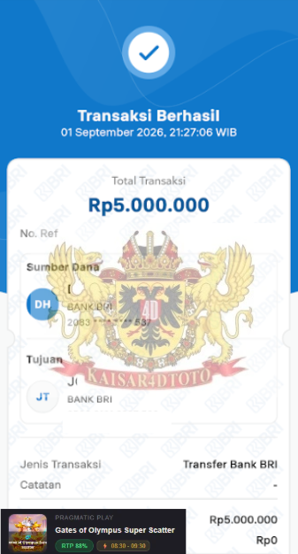BUKTI JACKPOT KAISAR4DTOTO