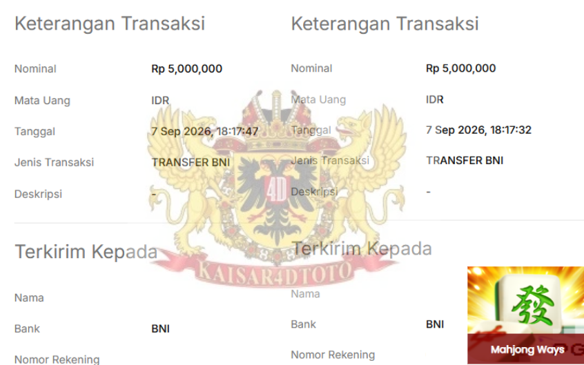 BUKTI JACKPOT KAISAR4DTOTO